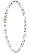 Pandora Stories Silver and 14ct Gold Bangle with Diamond